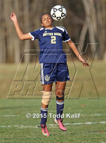 Thumbnail 2 in Notre Dame-Fairfield @ St. Bernard (CIAC Class M 1st Round) photogallery.