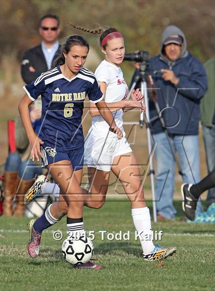 Thumbnail 1 in Notre Dame-Fairfield @ St. Bernard (CIAC Class M 1st Round) photogallery.