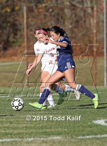 Thumbnail 2 in Notre Dame-Fairfield @ St. Bernard (CIAC Class M 1st Round) photogallery.