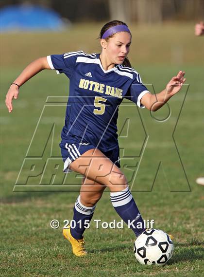 Thumbnail 3 in Notre Dame-Fairfield @ St. Bernard (CIAC Class M 1st Round) photogallery.
