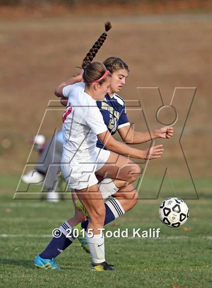 Thumbnail 2 in Notre Dame-Fairfield @ St. Bernard (CIAC Class M 1st Round) photogallery.
