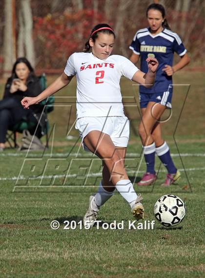 Thumbnail 1 in Notre Dame-Fairfield @ St. Bernard (CIAC Class M 1st Round) photogallery.