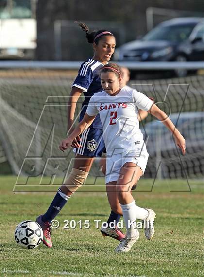Thumbnail 3 in Notre Dame-Fairfield @ St. Bernard (CIAC Class M 1st Round) photogallery.