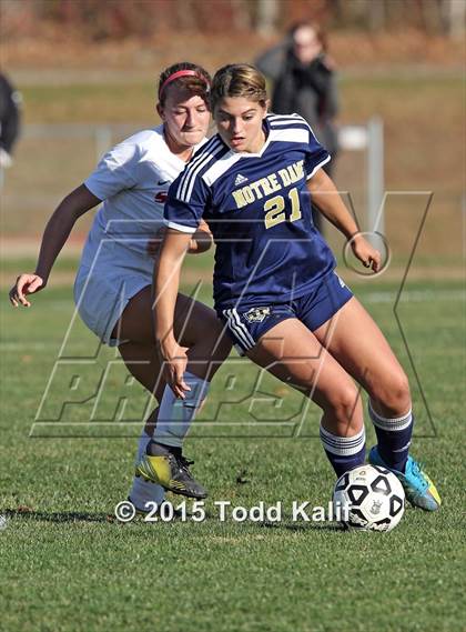 Thumbnail 3 in Notre Dame-Fairfield @ St. Bernard (CIAC Class M 1st Round) photogallery.