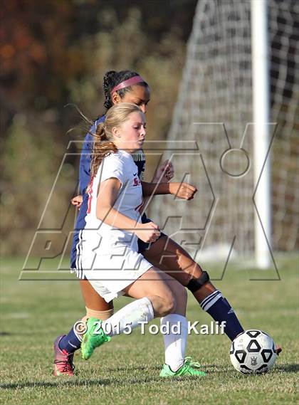 Thumbnail 3 in Notre Dame-Fairfield @ St. Bernard (CIAC Class M 1st Round) photogallery.