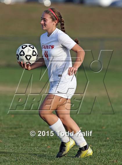 Thumbnail 2 in Notre Dame-Fairfield @ St. Bernard (CIAC Class M 1st Round) photogallery.