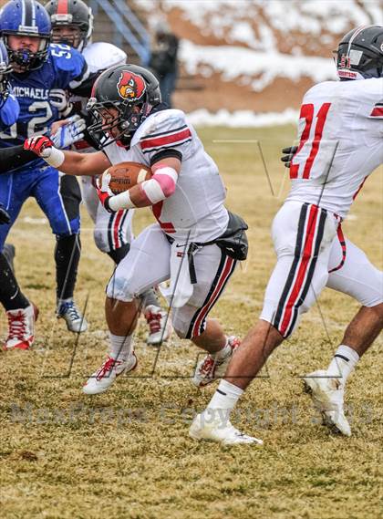 Thumbnail 3 in Robertson @ St. Michael's (NMAA Class 3A Quarterfinal) photogallery.