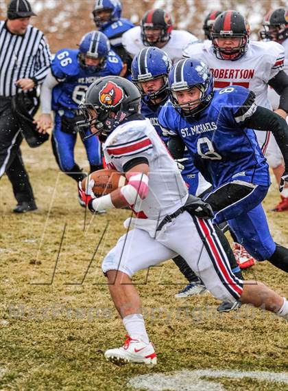 Thumbnail 2 in Robertson @ St. Michael's (NMAA Class 3A Quarterfinal) photogallery.