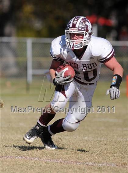 Thumbnail 1 in Benton vs. Red Bud (IHSA Class 3A First Round Playoff) photogallery.
