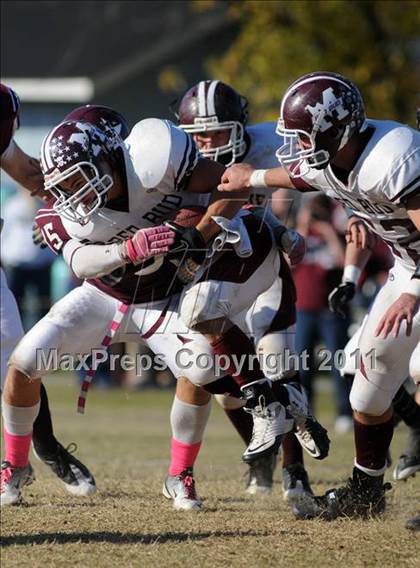 Thumbnail 3 in Benton vs. Red Bud (IHSA Class 3A First Round Playoff) photogallery.