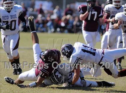 Thumbnail 3 in Benton vs. Red Bud (IHSA Class 3A First Round Playoff) photogallery.