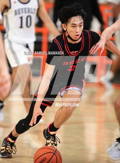 Thumbnail 1 in Beverly Hills vs Santa Clarita Christian (The Beverly Hills Basketball Tournament) photogallery.