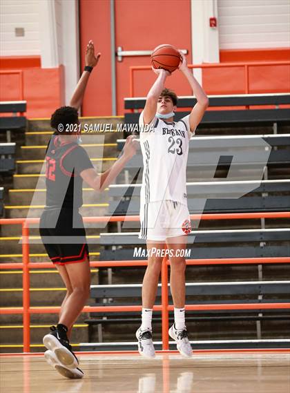 Thumbnail 1 in Beverly Hills vs Santa Clarita Christian (The Beverly Hills Basketball Tournament) photogallery.