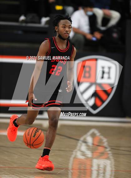 Thumbnail 1 in Beverly Hills vs Santa Clarita Christian (The Beverly Hills Basketball Tournament) photogallery.