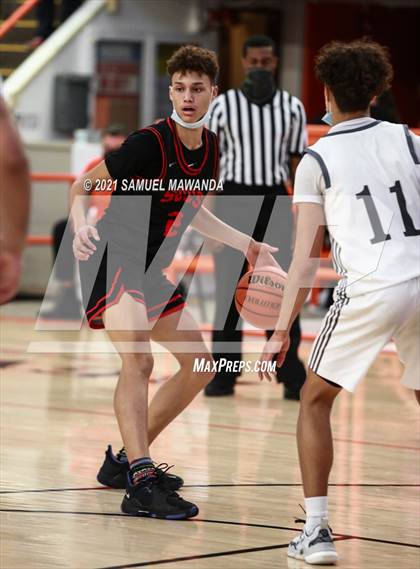 Thumbnail 2 in Beverly Hills vs Santa Clarita Christian (The Beverly Hills Basketball Tournament) photogallery.