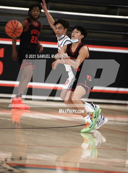 Thumbnail 3 in Beverly Hills vs Santa Clarita Christian (The Beverly Hills Basketball Tournament) photogallery.
