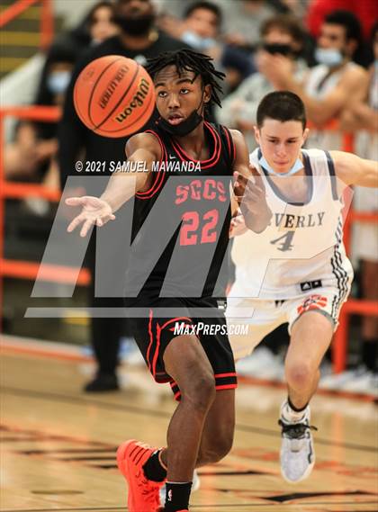 Thumbnail 2 in Beverly Hills vs Santa Clarita Christian (The Beverly Hills Basketball Tournament) photogallery.