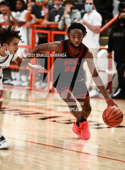Thumbnail 2 in Beverly Hills vs Santa Clarita Christian (The Beverly Hills Basketball Tournament) photogallery.