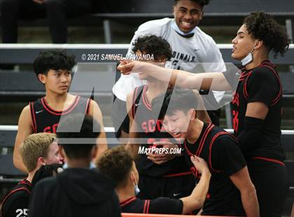 Thumbnail 3 in Beverly Hills vs Santa Clarita Christian (The Beverly Hills Basketball Tournament) photogallery.