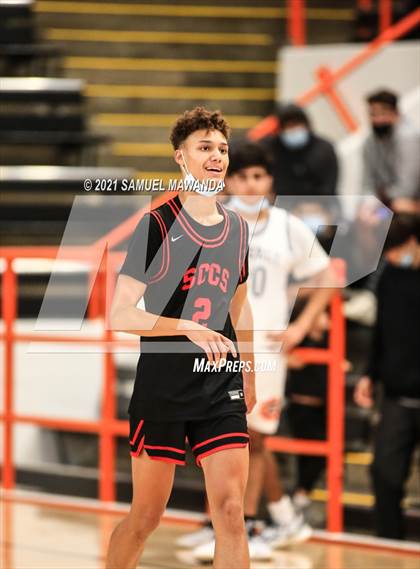 Thumbnail 2 in Beverly Hills vs Santa Clarita Christian (The Beverly Hills Basketball Tournament) photogallery.