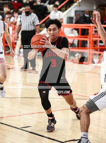 Thumbnail 2 in Beverly Hills vs Santa Clarita Christian (The Beverly Hills Basketball Tournament) photogallery.
