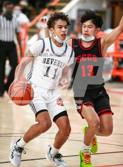 Thumbnail 2 in Beverly Hills vs Santa Clarita Christian (The Beverly Hills Basketball Tournament) photogallery.