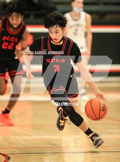 Thumbnail 2 in Beverly Hills vs Santa Clarita Christian (The Beverly Hills Basketball Tournament) photogallery.