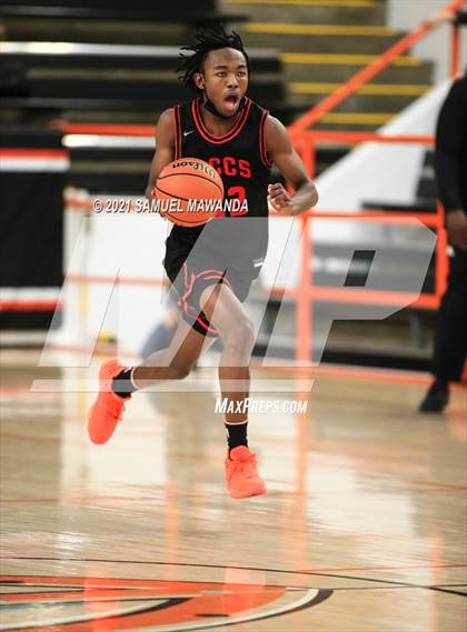 Thumbnail 3 in Beverly Hills vs Santa Clarita Christian (The Beverly Hills Basketball Tournament) photogallery.