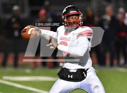 Thumbnail 3 in Lawndale @ South Hills (CIF DIV 2A Southern Regional Final) photogallery.