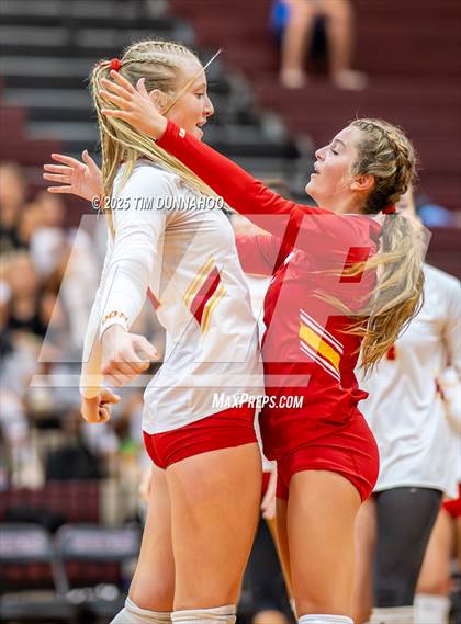 Thumbnail 1 in Cathedral Catholic vs Allen (Volleypalooza Gold Division Quarterfinal) photogallery.