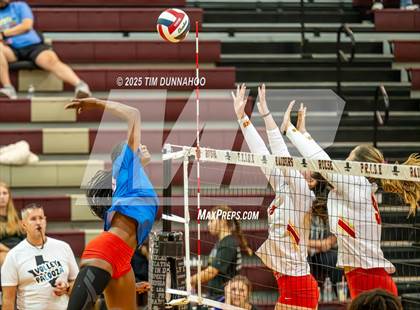 Thumbnail 1 in Cathedral Catholic vs Allen (Volleypalooza Gold Division Quarterfinal) photogallery.