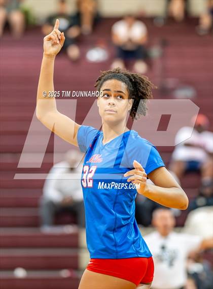 Thumbnail 1 in Cathedral Catholic vs Allen (Volleypalooza Gold Division Quarterfinal) photogallery.
