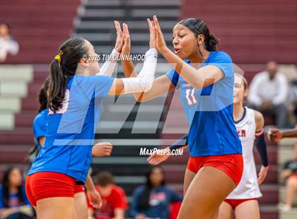 Thumbnail 2 in Cathedral Catholic vs Allen (Volleypalooza Gold Division Quarterfinal) photogallery.