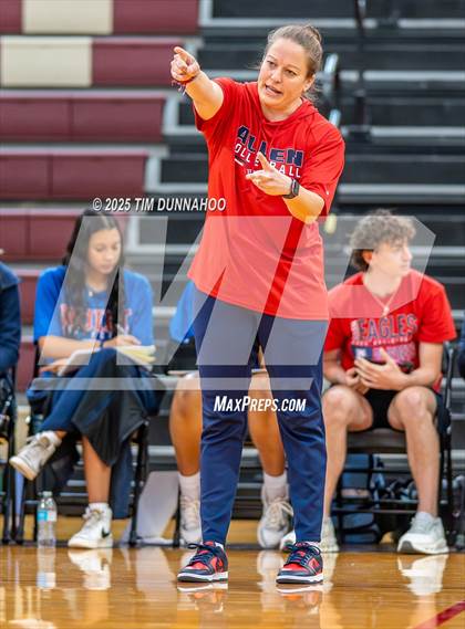 Thumbnail 1 in Cathedral Catholic vs Allen (Volleypalooza Gold Division Quarterfinal) photogallery.