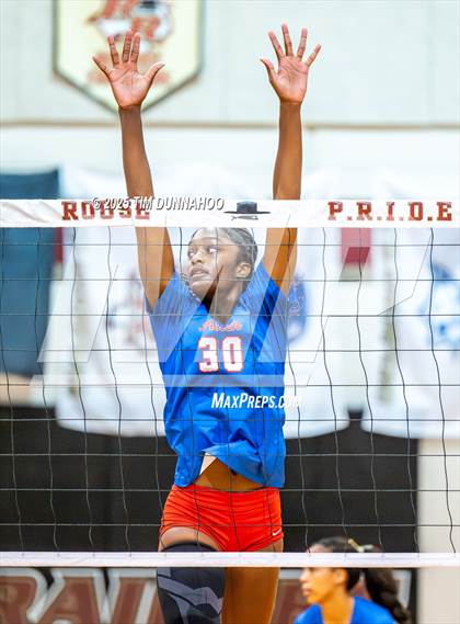 Thumbnail 2 in Cathedral Catholic vs Allen (Volleypalooza Gold Division Quarterfinal) photogallery.
