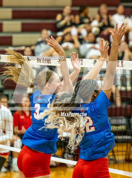 Thumbnail 1 in Cathedral Catholic vs Allen (Volleypalooza Gold Division Quarterfinal) photogallery.