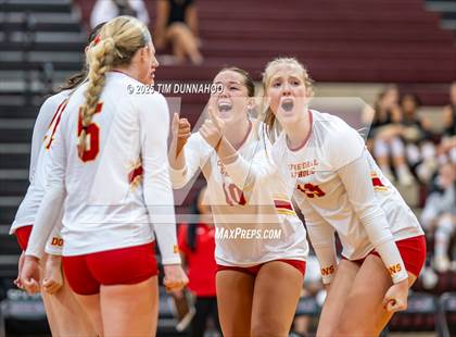 Thumbnail 2 in Cathedral Catholic vs Allen (Volleypalooza Gold Division Quarterfinal) photogallery.