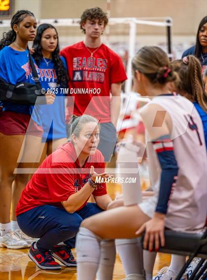 Thumbnail 1 in Cathedral Catholic vs Allen (Volleypalooza Gold Division Quarterfinal) photogallery.