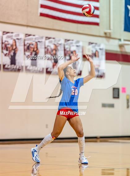Thumbnail 2 in Cathedral Catholic vs Allen (Volleypalooza Gold Division Quarterfinal) photogallery.