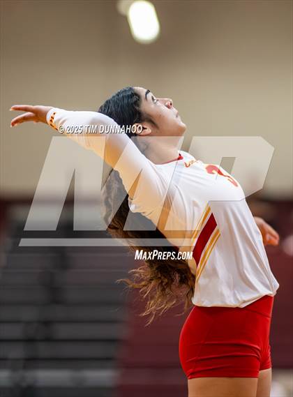Thumbnail 1 in Cathedral Catholic vs Allen (Volleypalooza Gold Division Quarterfinal) photogallery.