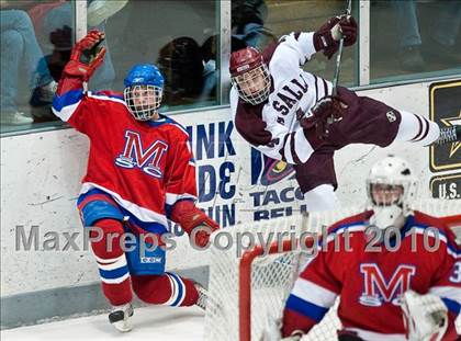 Thumbnail 1 in Mount St. Charles vs LaSalle (RIIL Division I Finals, Game 2) photogallery.