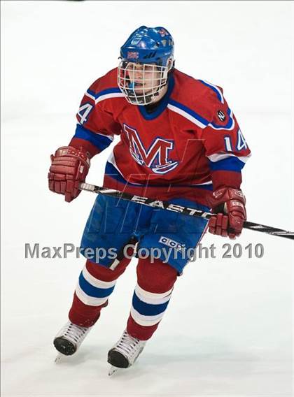Thumbnail 1 in Mount St. Charles vs LaSalle (RIIL Division I Finals, Game 2) photogallery.