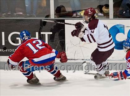 Thumbnail 1 in Mount St. Charles vs LaSalle (RIIL Division I Finals, Game 2) photogallery.