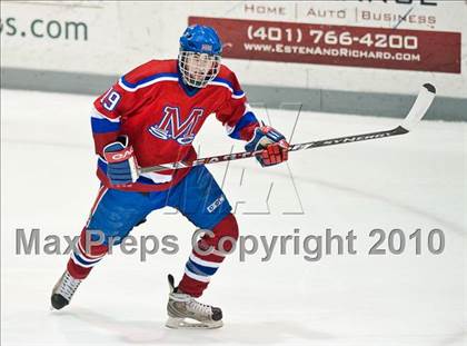Thumbnail 3 in Mount St. Charles vs LaSalle (RIIL Division I Finals, Game 2) photogallery.