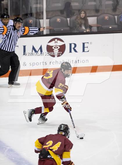 Thumbnail 2 in Ithaca vs. McQuaid Jesuit (NYSPHSAA Division 1 Regional) photogallery.