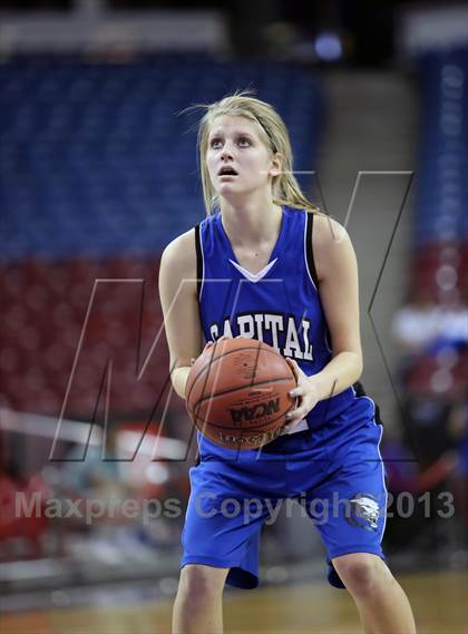 Thumbnail 3 in Capital Christian vs Brookside Christian (CIF SJS D5 Final) photogallery.