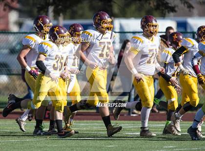 Thumbnail 2 in Elk County Catholic vs Clarion-Limestone (PIAA D9 A Semifinals) photogallery.