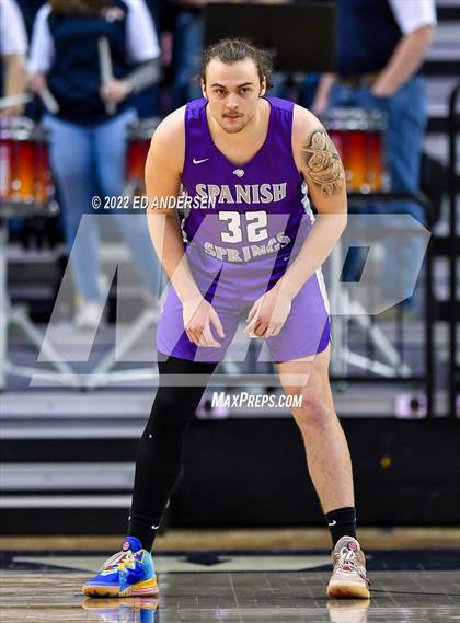 Thumbnail 3 in Bishop Gorman vs. Spanish Springs (NIAA State 5A Semifinal) photogallery.