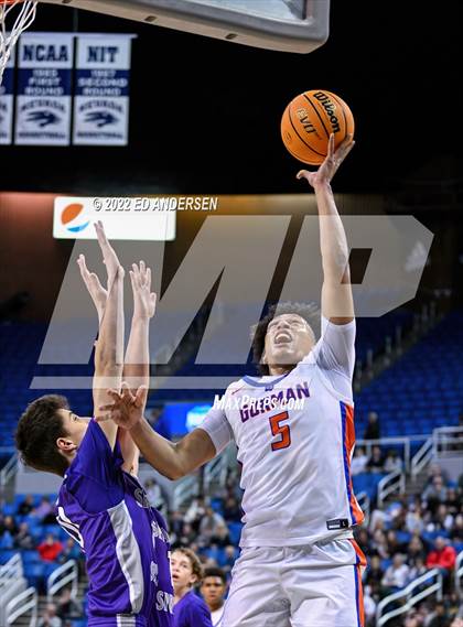 Thumbnail 3 in Bishop Gorman vs. Spanish Springs (NIAA State 5A Semifinal) photogallery.