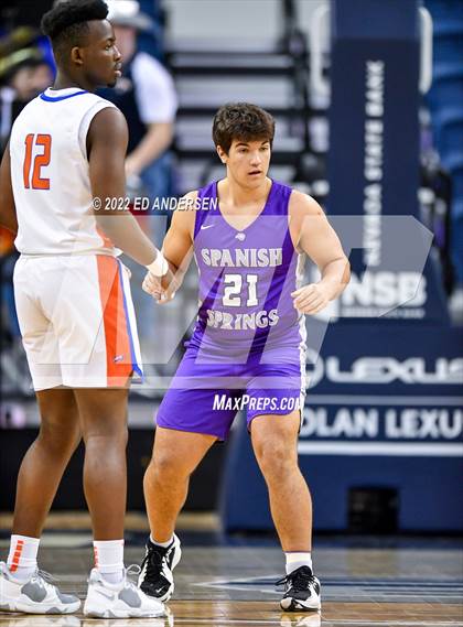 Thumbnail 1 in Bishop Gorman vs. Spanish Springs (NIAA State 5A Semifinal) photogallery.